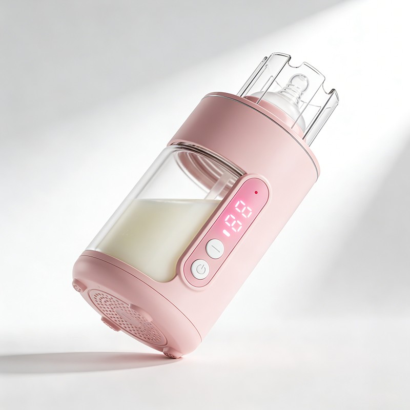 Kippbarer, hitzebeständiger Milchshaker